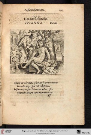 Cap. LII. Non eris falsus testis. Svsanna