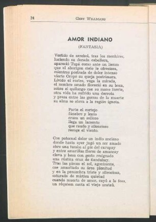 Amor indiano : (Fantasía)
