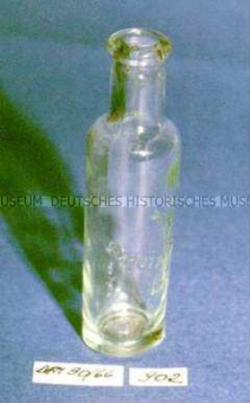 Flasche "SCHUTZMARKE" (ohne Maßangabe - leer)