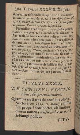 Titulus XXXIX.