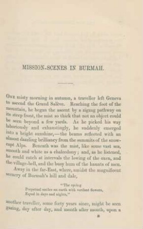 Mission-scenes in Burmah