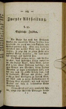 Zweyte Abtheilung. Schädliche Insekten.