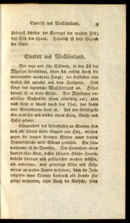 Eintritt ins Walliserland