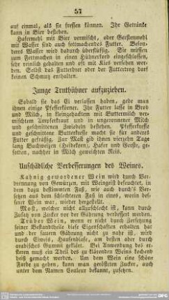 Unschädliche Verbesserung des Weines