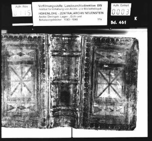 Gült- und Schatzungsbuch über das Amt Neuenstein, renoviert durch Philipp Dietrich Sutorius zu Schwäbisch Hall: Untereppach, Kesselfeld, Obereppach, Waldsall, Tannen, Lohe, Grünbühl, Wüchern, Löschenhirschbach, Emmertshof, Döttenweiler, Großhirschbach, Kleinhirschbach, Stolzeneck, Steinsfürtle und Haberhof.