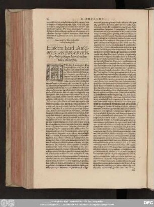 Beati Anselmi liber de similitudinibus explicit. Eiusdem beati Anselmi Cantuariensis Archiepiscopi liber de voluntate Dei incipit.