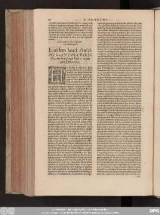 Beati Anselmi liber de similitudinibus explicit. Eiusdem beati Anselmi Cantuariensis Archiepiscopi liber de voluntate Dei incipit.