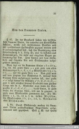 Von den krummen Linien