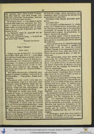 Vive l'Alsace! (1870-1917).