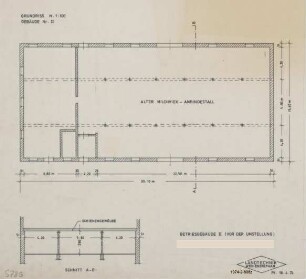Betriebsgebäude II vor der Umstellung