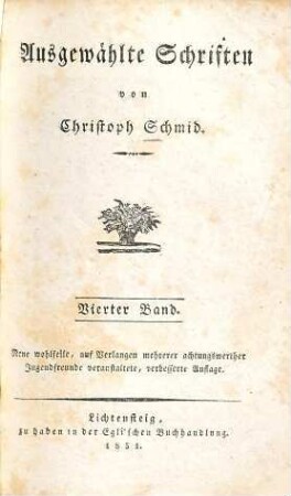 Ausgewählte Schriften, 4.. Rosa von Tannenburg