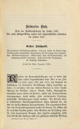 Geschichte des schweizerischen Freistaates u. Kantons St. Gallen, Bd. 3