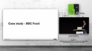 Keynote: Dimantling Monoliths: using microservices and continuous delivery at the BBC
