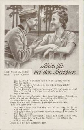 Schön ist's bei den Soldaten