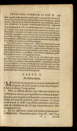 Caput X. De Terrae-motu.
