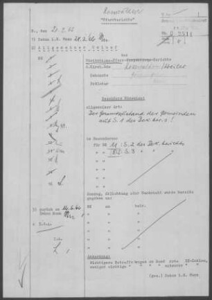 Roßwälden mit Weiler/Fils: Visitationsbericht mit Pfarrbericht 1965