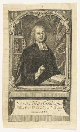 Bildnis des Ernest. Frider. Wernsdorfius