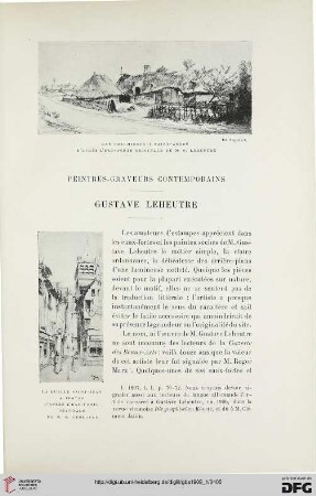 4. Pér. 1.1909: Gustave Leheutre : peintres-graveurs contemporains