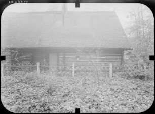 Lübbenau-Lehde, Dorfstraße 3. Freilandmuseum. Wohnstallhaus. Seitenfront