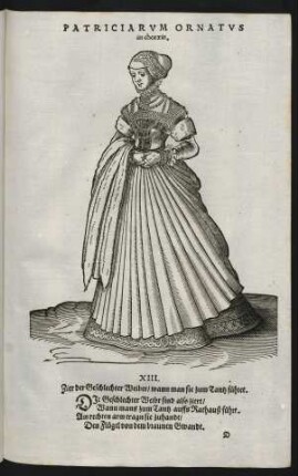 Patriciarum Ornatus in choraeis.