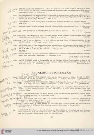 Chinesisches Porzellan (Nr. 1391-1403)