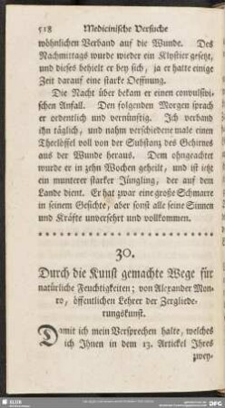 30. Durch die Kunst gemachte Wege für natürliche Feuchtigkeiten