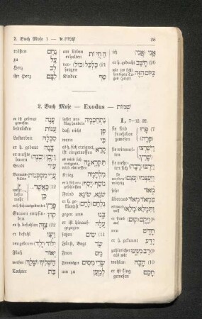 2. Buch Mose-Exodus
