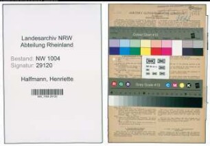 Entnazifizierung Henriette Halfmann , geb. 07.01.1900 ()