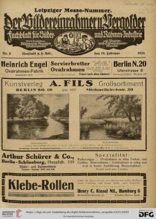 Nr. 8 (19. Februar 1924)