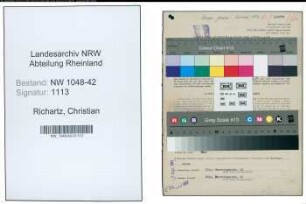 Entnazifizierung Christian Richartz , geb. 30.06.1898 (Schlosser)