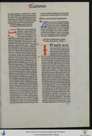 Zacharias propheta