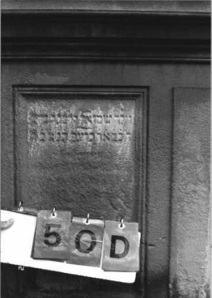 Grabstein 50 [Hahn S. 39f. Grab-Nr. 1571]: Grabstein 50D [Hahn S. 39f. Grab-Nr. 1571]