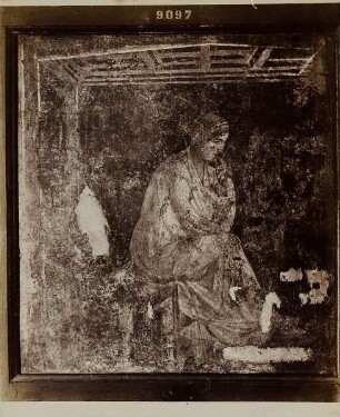 9240 Napoli - Museo Nazionale: Affreschi. Silenzia, Pompei