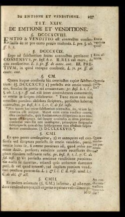 Tit. XXIV. De Emtione Et Venditione
