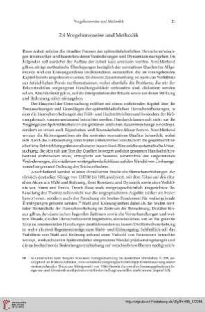 2.4 Vorgehensweise und Methodik