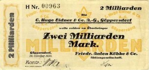 Zwei Milliarden Mark