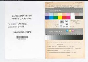Entnazifizierung Heinz Proempers, geb. 18.07.1917 (Polizeibeamter)