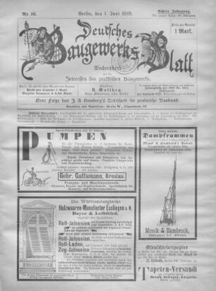 49. Jahrgang. Nr. 16.