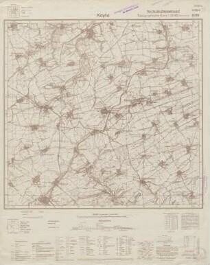 5039 Kayna, Topographische Karte 1:25000 (4cm - Karte)