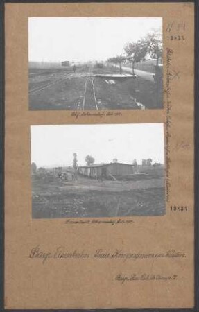 Bahnhof Johanneshof. (Feldbahn Baldershofen-Weiher-Orhofen-Badenhofen-Schollhofen; Niedbahn)