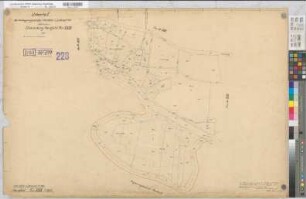 Herzfeld (Lippetal), Lippborg (Lippetal), Umlegung Herzfeld-Lippborg, Urkarte I Herzfeld Flur XXVII