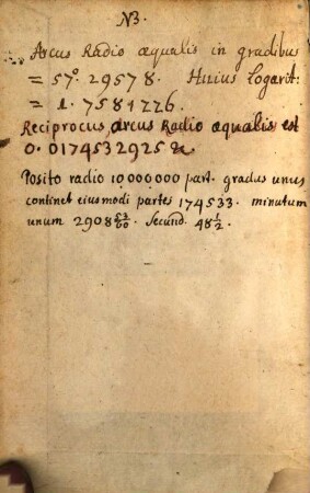 Tables de sinus, tangentes, ...