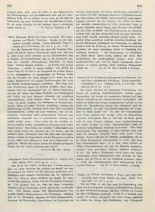 397-398 [Rezension] Schafgans, Hans, Nietzsches Gefühlslehre