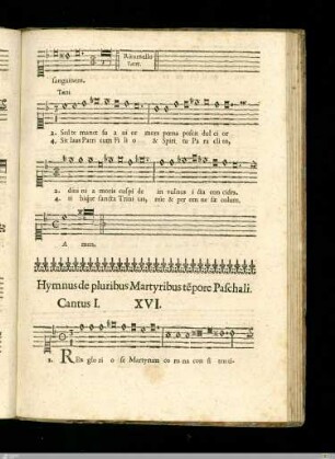 Hymnus de pluribus Martyribus tempore Paschali.