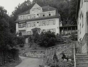 Rathen, Diakonissenheim : Rathen-Oberrathen. Diakonissenheim "Haus Felsengrund" Nummer 19b Haus 2. 1912. Straßenfront