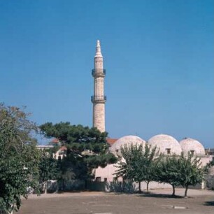 Réthymnon. Große Moschee. Die Große Moschee, Mitte 17. Jh., von Süden