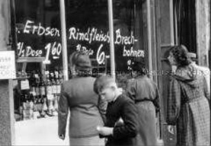 Warenangebot nach dem Ende der Berlin-Blockade