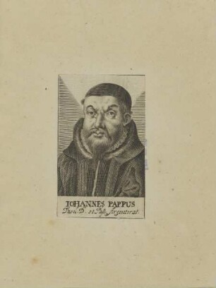 Bildnis des Iohannes Pappus