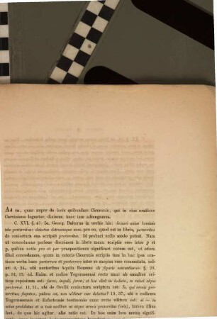 Adnotationes criticae ad M. Tullii Ciceronis orationem Caecinianam, II