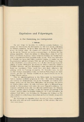 Ergebnisse und Folgerungen.